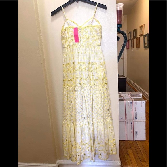 Lilly Pulitzer Kyla Maxi Dress St.Tropez Yellow - Picture 8 of 14